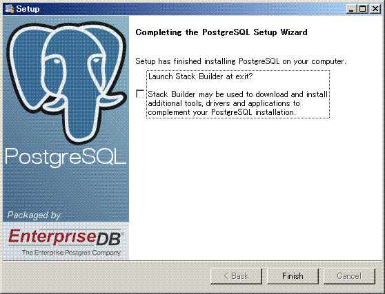 PostgreSQL�̃C���X�g�[������