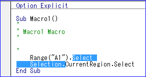 Select��Selection ���ȗ�����