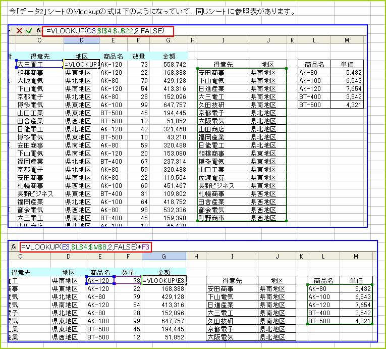 �f�[�^�Ɠ����V�[�g�ɎQ�ƕ\������ƕs�ւȂ��Ƃ�����̂ŕʃV�[�g�ɂ����z�����܂��傤�B^^