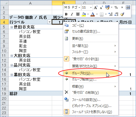 2007�s�{�b�g�e�[�u�� ���t�̃O���[�v��