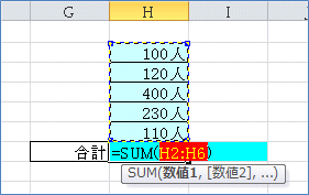 �Z���̏����ݒ�ŒP�ʂ�\��