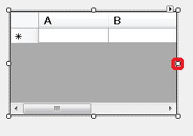 �f�[�^�O���b�h�r���[�̑傫���̕ύX